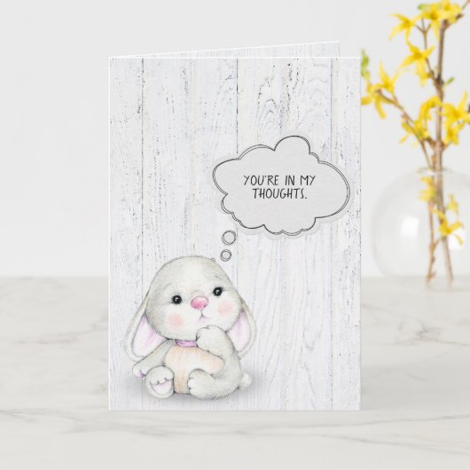 Sonniges Denken von dir Karte (Gelbe Blume)