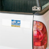 sonniges Feld Autoaufkleber (Auf Lkw)