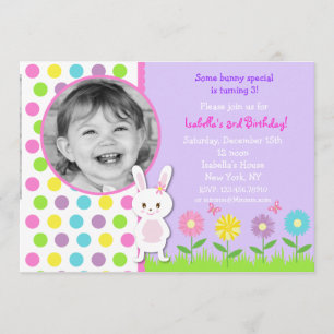 Sonniges Foto Geburtstagsparty Einladungen