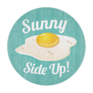 Sonniges Frühstück Schneidebrett