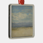 Sonniges Gebirgspanorama, 1829 Silbernes Ornament (Rechts)