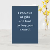 Sonniges Geburtstag moderne, blaue alberne Sarcast Karte (Gelbe Blume)