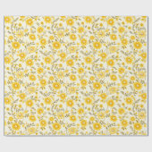 Sonniges Gelbes Vergnügen: Eine Minimalistische Ho Geschenkpapier (Flach)