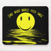 Sonniges Gesicht im Wasser Mousepad (Vorne)