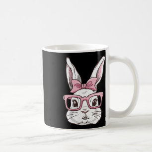 Sonniges Gesicht mit rosafarbenen Sungles Bow Kraw Kaffeetasse