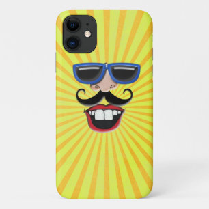 Sonniges Gesicht mit Sonnenbrille Case-Mate iPhone Hülle