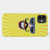 Sonniges Gesicht mit Sonnenbrille Case-Mate iPhone Hülle (Rückseite (Horizontal))