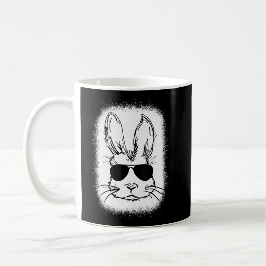 Sonniges Gesicht mit Sonnenbrille für Jungen Männe Kaffeetasse (Links)