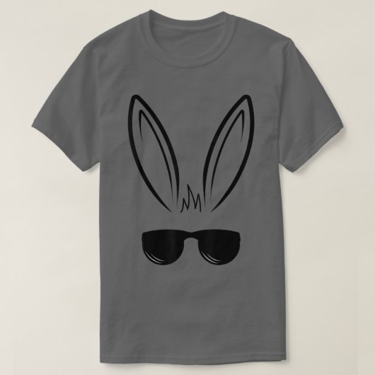Sonniges Gesicht mit Sonnenbrille für Jungen Männe T-Shirt (Design vorne)