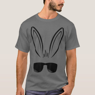 Sonniges Gesicht mit Sonnenbrille für Jungen Männe T-Shirt