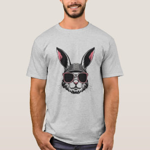 Sonniges Gesicht mit Sonnenbrille Ostertag für Jun T-Shirt