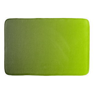 Sonniges Grün, Waldgrün, warme Farben Badematte