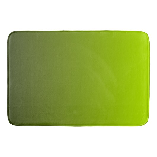 Sonniges Grün, Waldgrün, warme Farben Badematte (Vorderseite)
