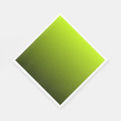 Sonniges Grün, Waldgrün, warme Farben Serviette (Ecke)