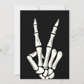 Sonniges Halloween, 18. Geburtstag Einladung (Rückseite)