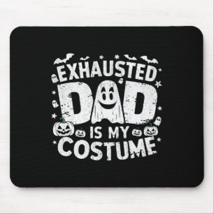 Sonniges Halloween Erschöpfter Vater ist mein Kost Mousepad