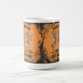 Sonniges Halloween Fall Skeleton Dead Inside Kaffeetasse (Mittel)