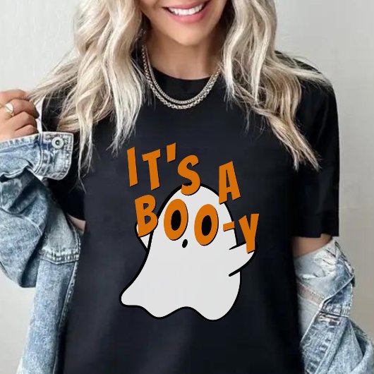 Sonniges Halloween ist eine junge Babydusche Weiß T-Shirt