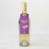 Sonniges Halloween trinkt Hexen Flaschenanhänger (Auf Flasche)