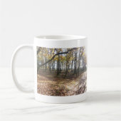 Sonniges Holz Panorama Landschaft Tasse (Links)