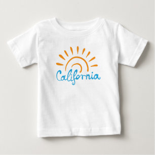 Sonniges Kalifornien-Logo Baby T-shirt