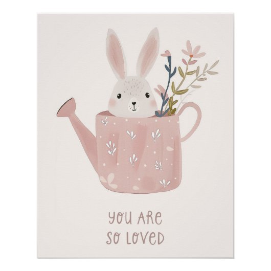 Sonniges Kinderzimmer, Niedliche Kinder Wand an Wa Poster (Vorderseite)