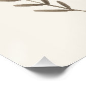 Sonniges Kinderzimmer Print, Niedlich Boho Kinder  Poster (Ecke)