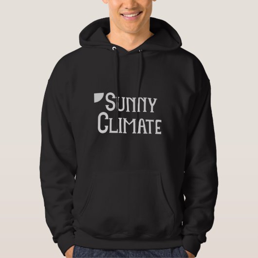 sonniges Klima Hoodie (Vorderseite)
