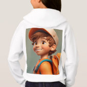 Sonniges Lächeln: Abenteuer einer 8-jährigen Freud Hoodie (Rückseite)