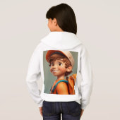 Sonniges Lächeln: Abenteuer einer 8-jährigen Freud Hoodie (Schwarz voll)