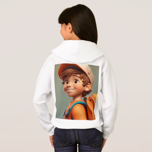 Sonniges Lächeln: Abenteuer einer 8-jährigen Freud Hoodie (Schwarz voll)