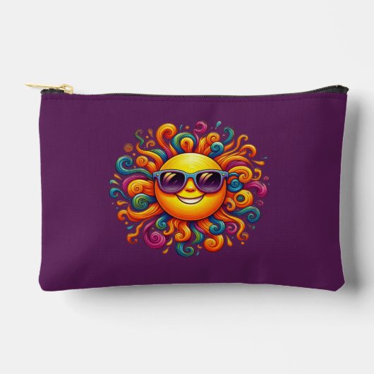 Sonniges Lächeln- Zubehörtasche (Vorderseite)