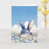 Sonniges Nickerchen auf der Wiese Karte (Gelbe Blume)