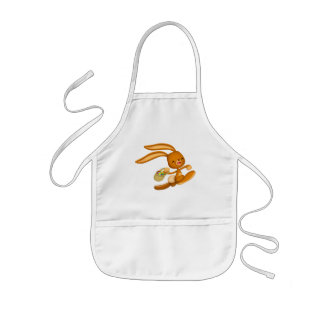 Sonniges Ostern auf der Lose! Cartoon kochen Schür Kinderschürze