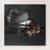 Sonniges Pferd im Anzug Puzzle (Horizontal)