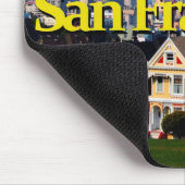 Sonniges San Francisco mit San Francisco im Himmel Mousepad (Ecke)