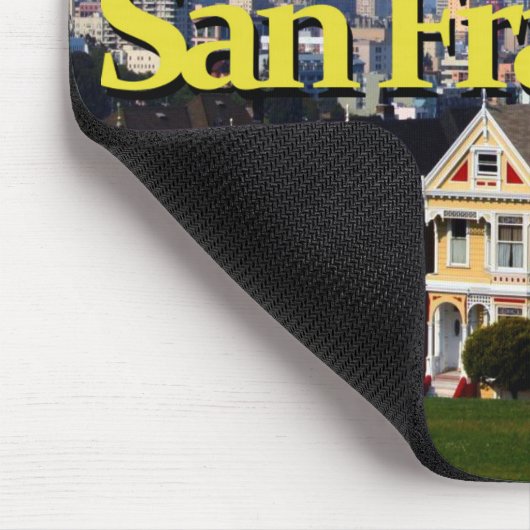 Sonniges San Francisco mit San Francisco im Himmel Mousepad (Ecke)