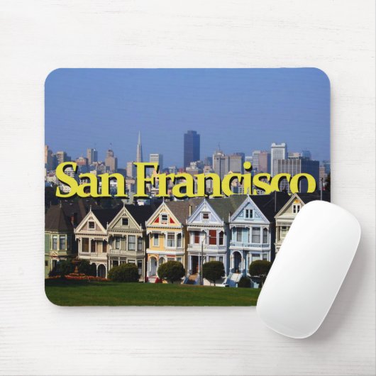 Sonniges San Francisco mit San Francisco im Himmel Mousepad (Mit Mouse)