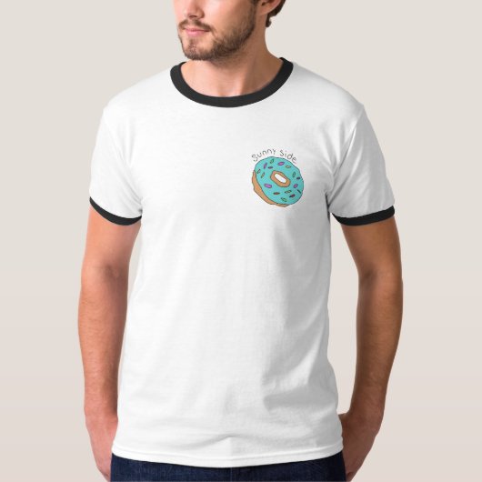 Sonniges Seitenkrapfen-Shirt T-Shirt (Vorderseite)