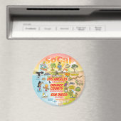 Sonniges SoCal Magnet (In Situ (Geschirrspüler))