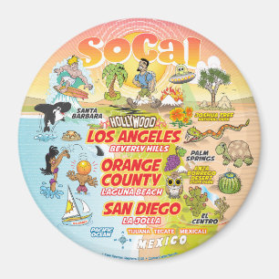 Sonniges SoCal Magnet