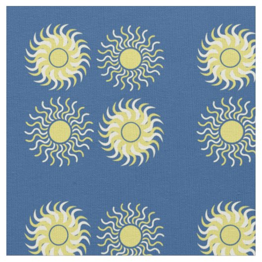 Sonniges Sonne-Entwurfs-Gewebe Stoff (Nahaufnahme)