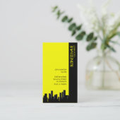 Sonniges Stadtbild Visitenkarte (Stehend Vorderseite)
