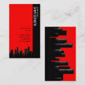 Sonniges Stadtbild Visitenkarte (Vorne/Hinten)