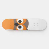 Sonniges Sternen Cartoon Uhu Skateboard (Horizontal)