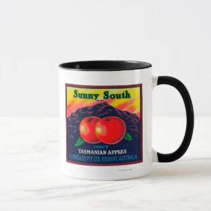 Sonniges SüdApple LabelHobart, Australien Tasse