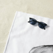 Sonniges Tageslächeln Strandtuch (Beispiel)