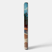 Sonniges Tropical Beach Palm Trees Case-Mate iPhone Hülle (Rückseite / Links)