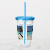Sonniges tropisches Strandparadies Acryltrinkbecher (Rechts)
