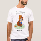 Sonniges und niedliches Pony mit Baby - Babysitter T-Shirt (Vorderseite)
